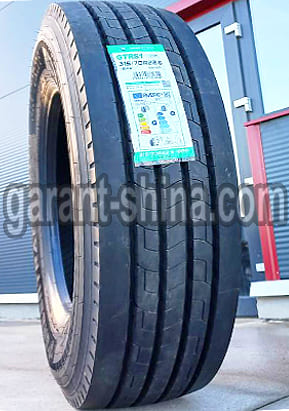 Greentrac GTRS1 (рулевая) 315/70 R22.5 156/150L 18PR - Фото реальной шины с этикеткой